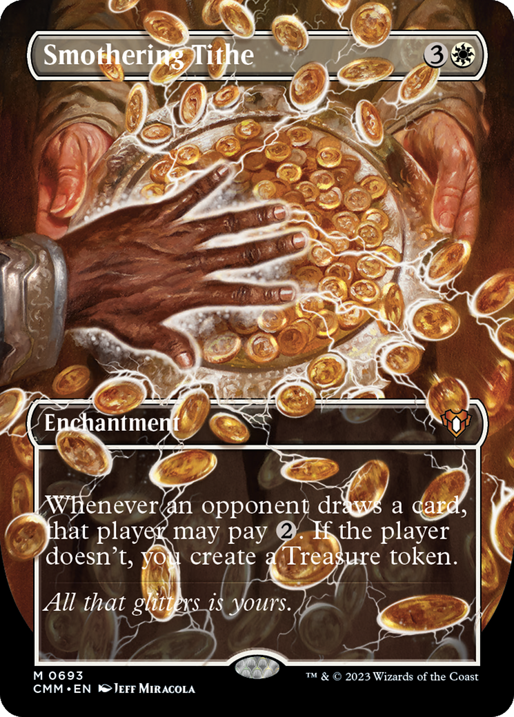 Smothering Tithe (CMM-693) [Commander Masters] (Borderless) MTG Single Wizards of the Coast