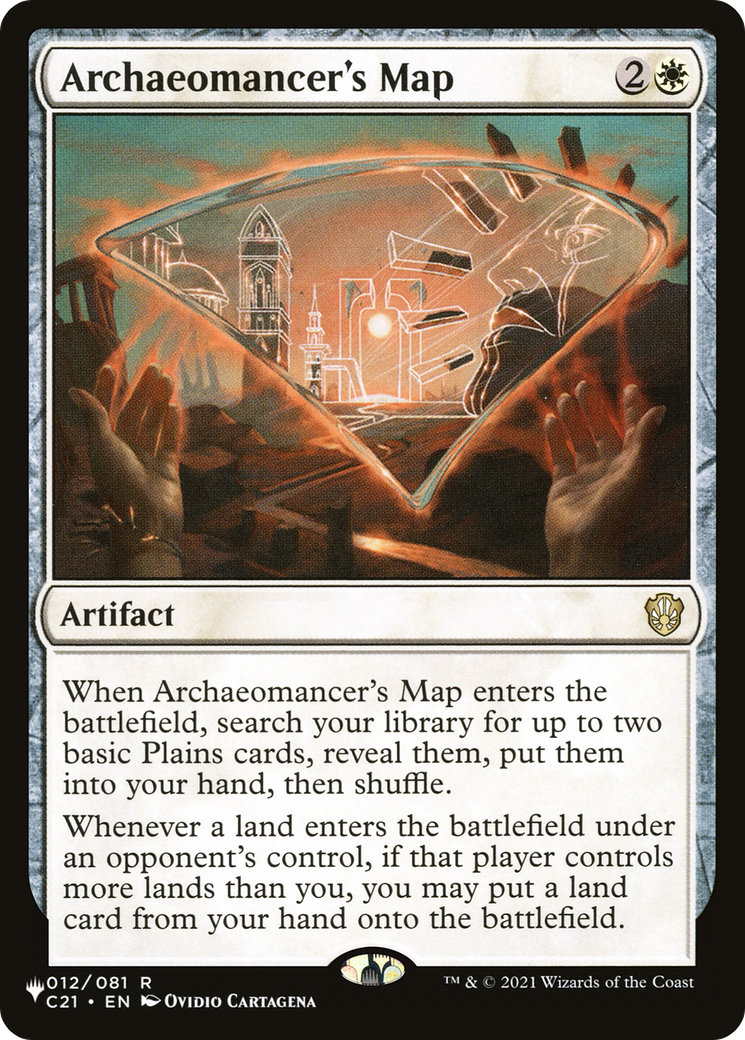 Archaeomancer's Map (LIST-012/081) [Mystery Booster] The List MTG Single Wizards of the Coast