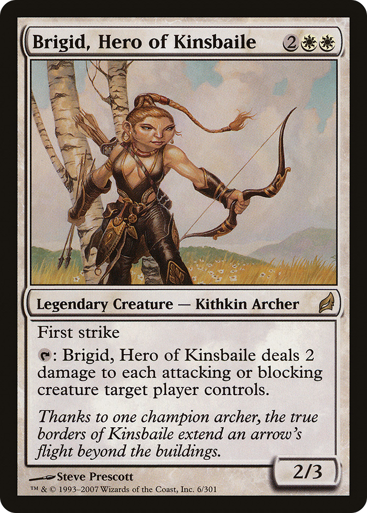 Brigid, Hero of Kinsbaile (LRW-006) [Lorwyn] Foil MTG Single Wizards of the Coast