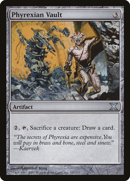 Phyrexian Vault (10E-337) [Tenth Edition] MTG Single Wizards of the Coast