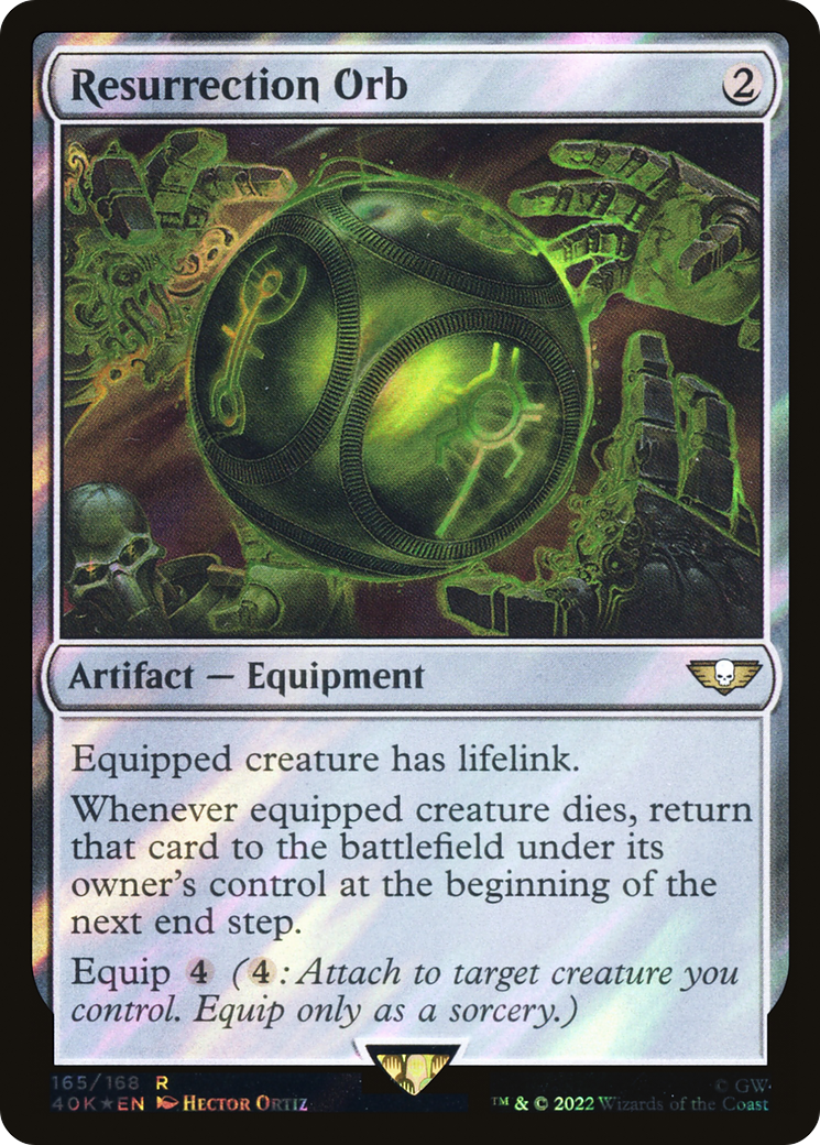Resurrection Orb (40K-165★) [Warhammer 40,000 Commander] Foil MTG Single Wizards of the Coast