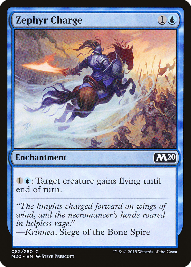 Zephyr Charge (M20-082) [Core Set 2020] MTG Single Wizards of the Coast