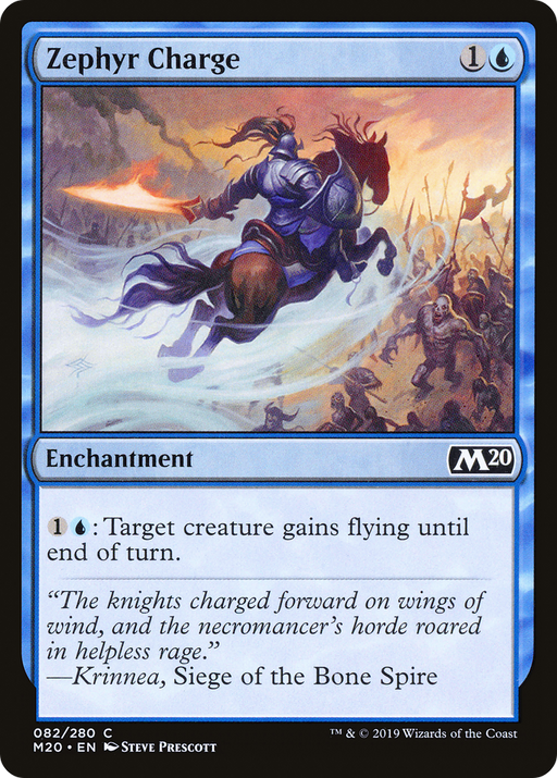 Zephyr Charge (M20-082) [Core Set 2020] MTG Single Wizards of the Coast