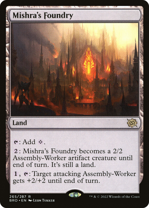 Mishra's Foundry (BRO-265) [The Brothers' War] Foil MTG Single Wizards of the Coast