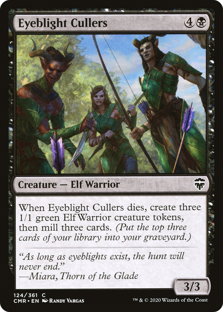 Eyeblight Cullers (CMR-124) [Commander Legends] Foil MTG Single Wizards of the Coast