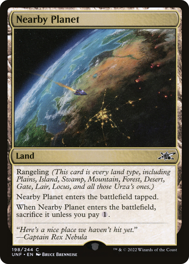 Nearby Planet (UNF-198) [Unfinity] MTG Single Wizards of the Coast