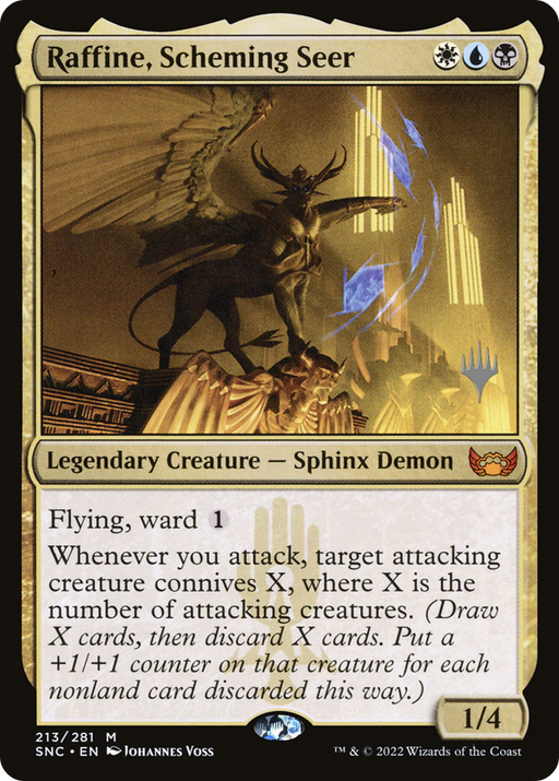 Raffine, Scheming Seer (PPSNC-213) [Streets of New Capenna Promos] MTG Single Wizards of the Coast