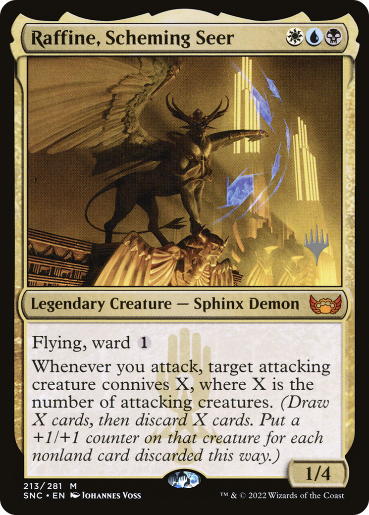 Raffine, Scheming Seer (PPSNC-213) [Streets of New Capenna Promos] Foil MTG Single Wizards of the Coast