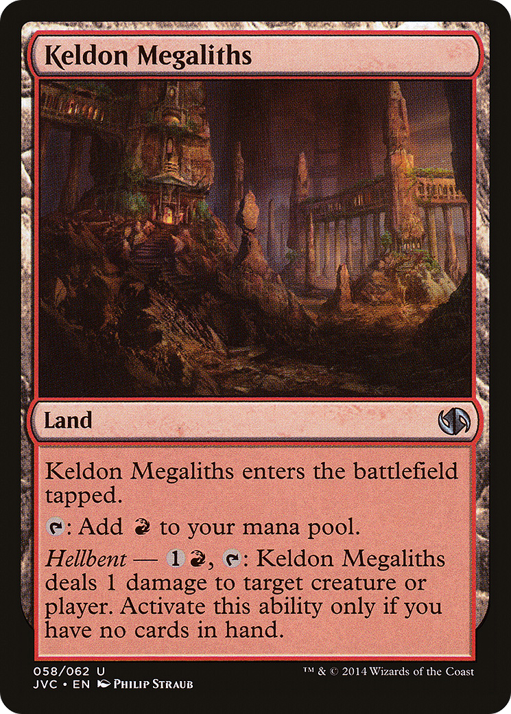 Keldon Megaliths (DD3-058) [Misc] Duel Decks Anthology: Jace vs. Chandra MTG Single Wizards of the Coast