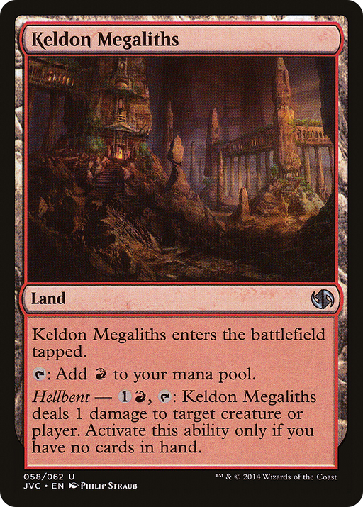 Keldon Megaliths (DD3-058) [Misc] Duel Decks Anthology: Jace vs. Chandra MTG Single Wizards of the Coast