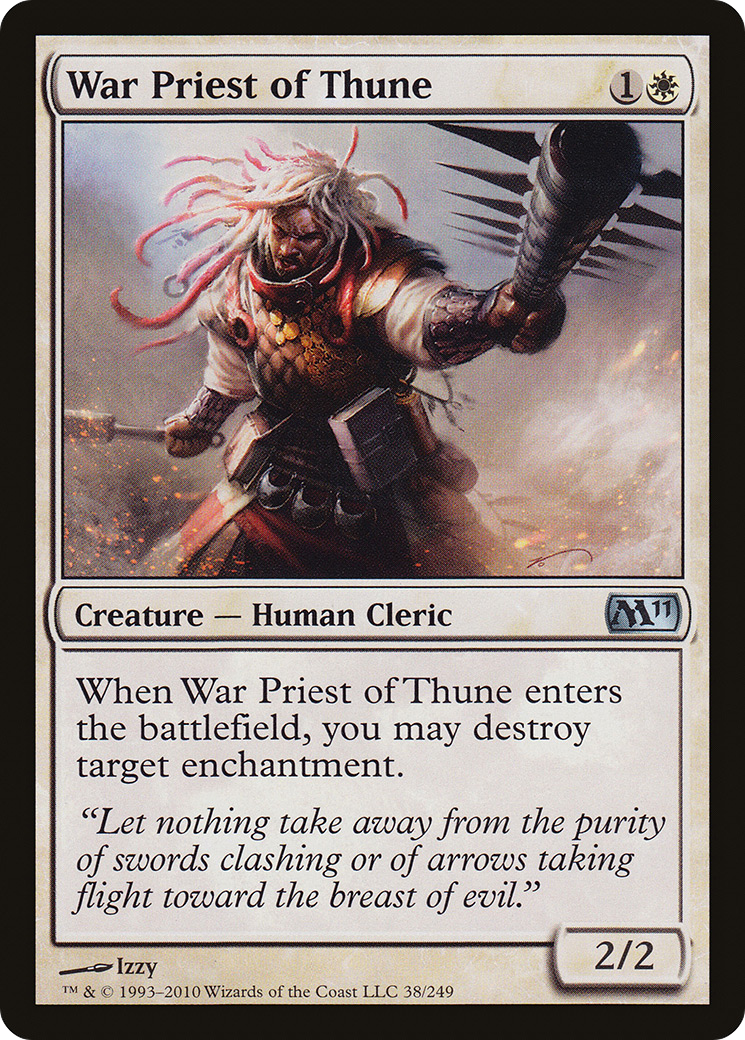 War Priest of Thune (M11-038) [Magic 2011] Foil MTG Single Wizards of the Coast