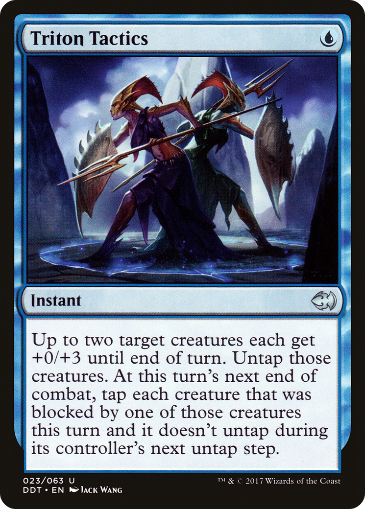 Triton Tactics (DDT-023) [Misc] Duel Decks: Merfolk vs. Goblins MTG Single Wizards of the Coast