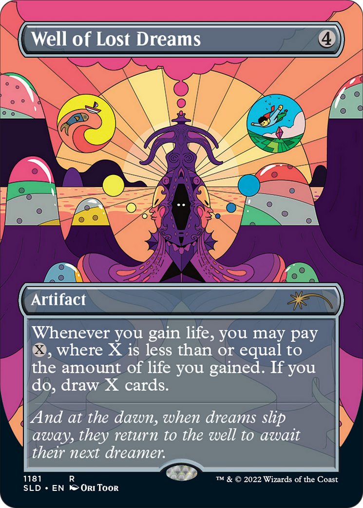 Well of Lost Dreams (1181) (SLD-1181) [Secret Lair] Drop (Borderless) Foil MTG Single Wizards of the Coast