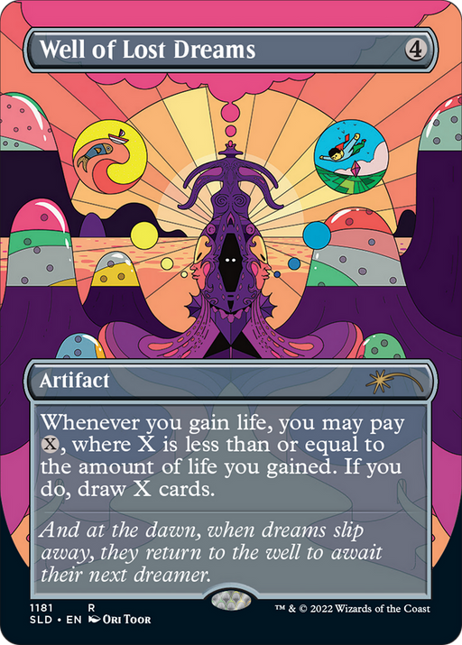 Well of Lost Dreams (1181) (SLD-1181) [Secret Lair] Drop (Borderless) MTG Single Wizards of the Coast
