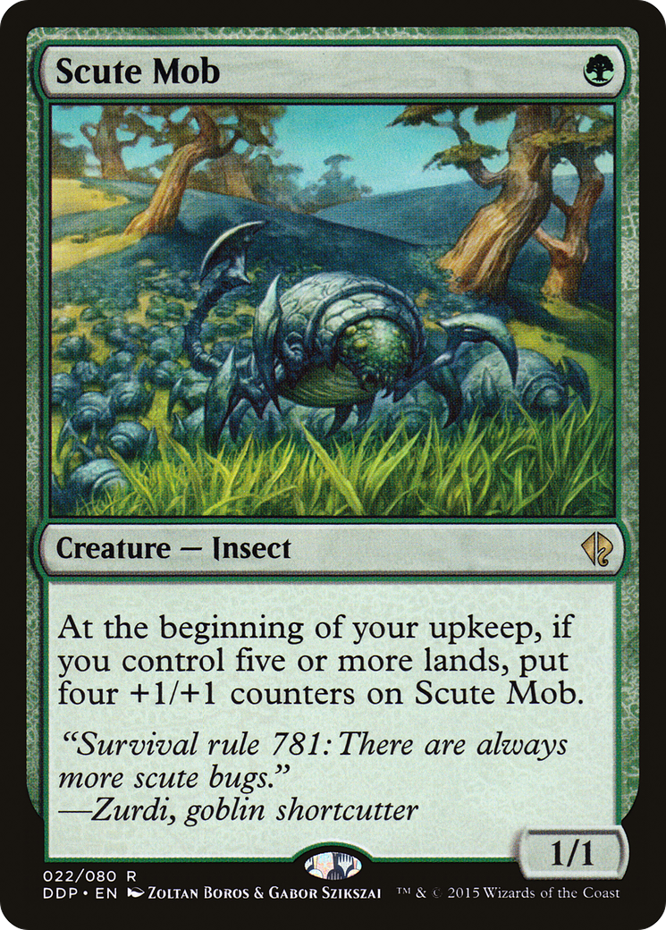 Scute Mob (DDP-022) [Misc] Duel Decks: Zendikar vs. Eldrazi MTG Single Wizards of the Coast