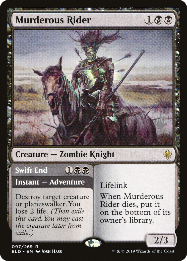 Murderous Rider (PPELD-097) [Throne of Eldraine Promos] MTG Single Wizards of the Coast