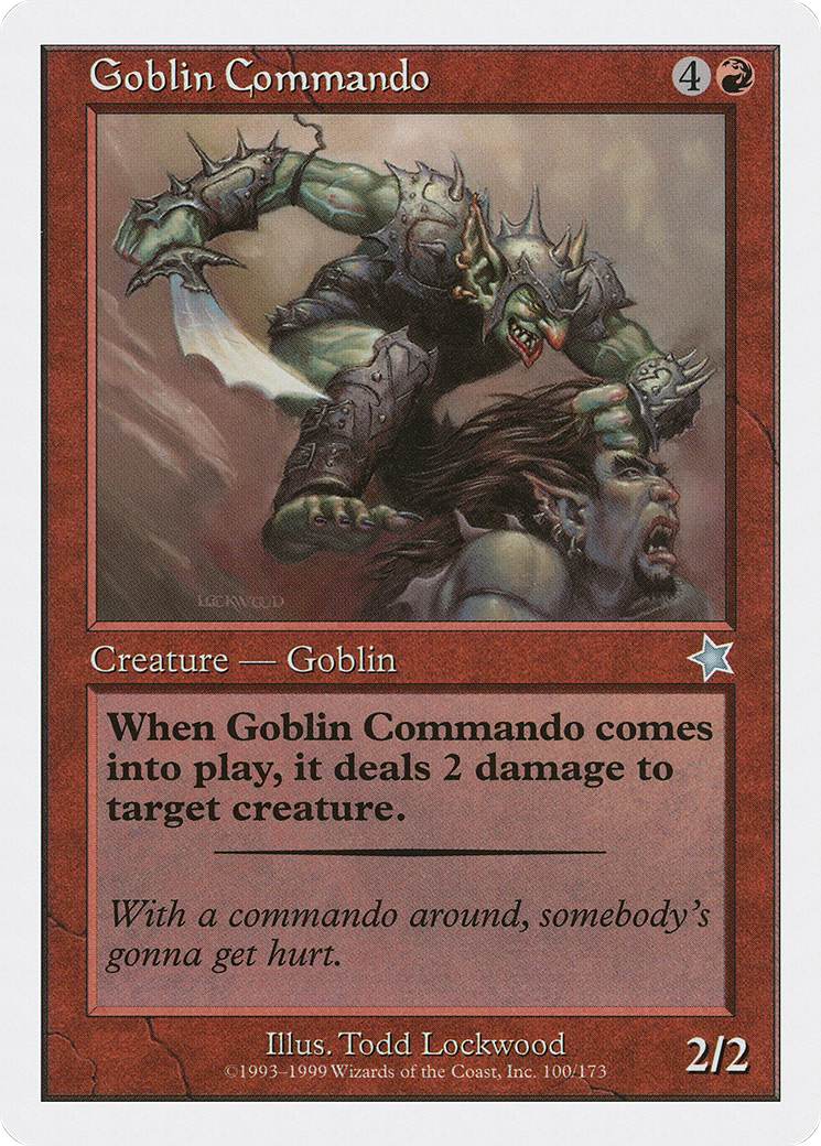 Goblin Commando (S99-100) [Misc] Starter 1999 MTG Single Wizards of the Coast