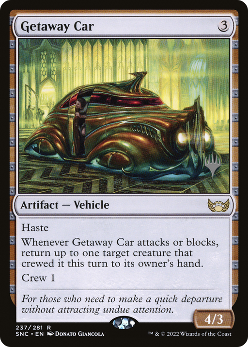 Getaway Car (PPSNC-237P) [Streets of New Capenna Promos] MTG Single Wizards of the Coast
