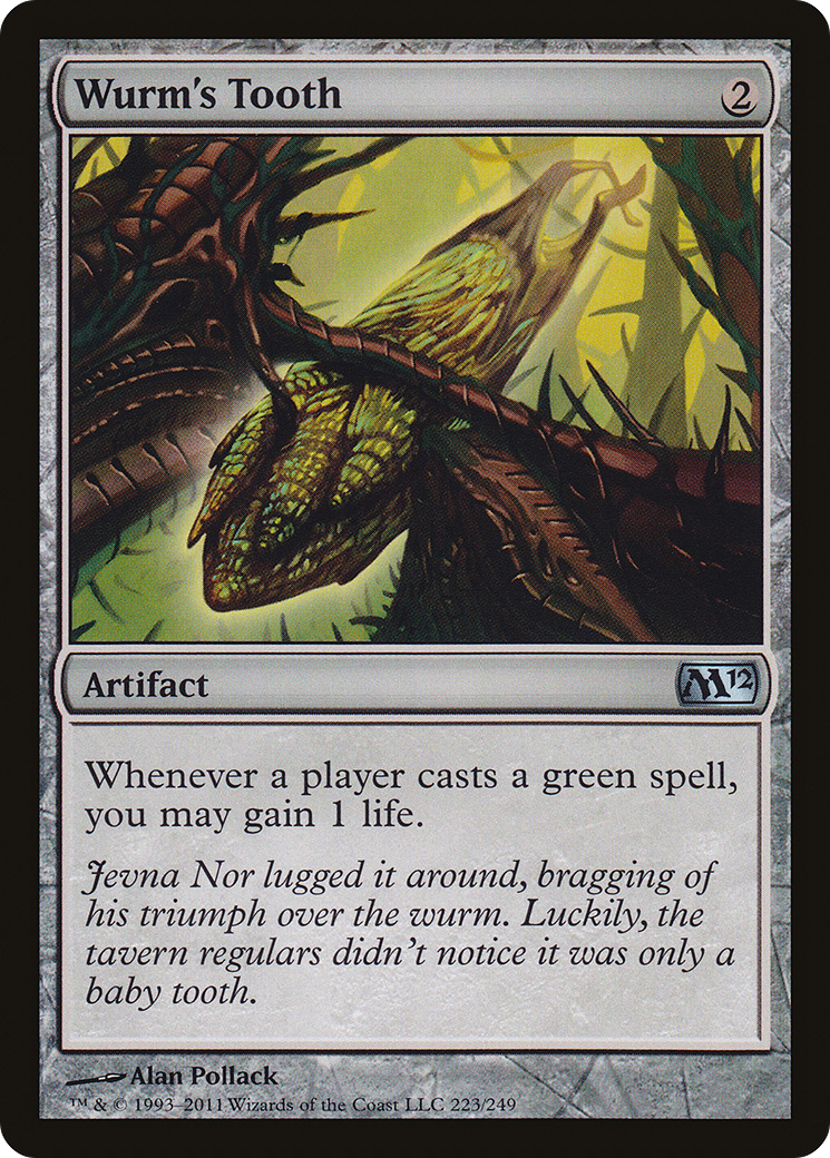 Wurm's Tooth (M12-223) [Magic 2012] Foil MTG Single Wizards of the Coast
