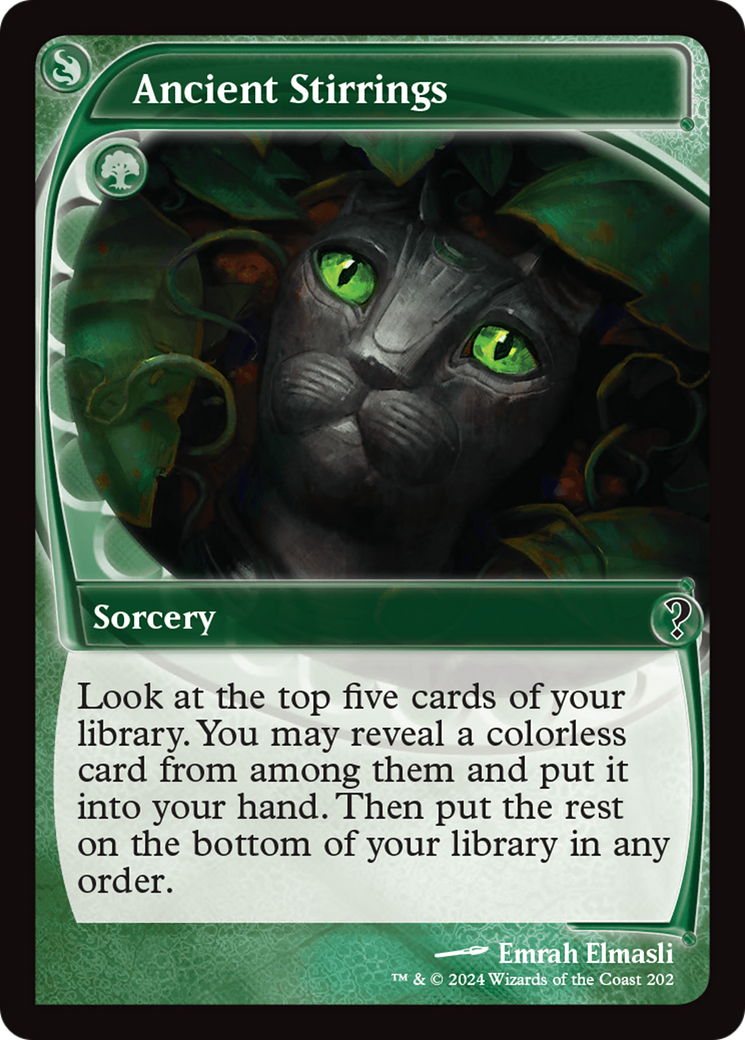 Ancient Stirrings (Future Sight) (MB2-202) [Mystery Booster] Mystery Booster 2 Foil MTG Single Wizards of the Coast