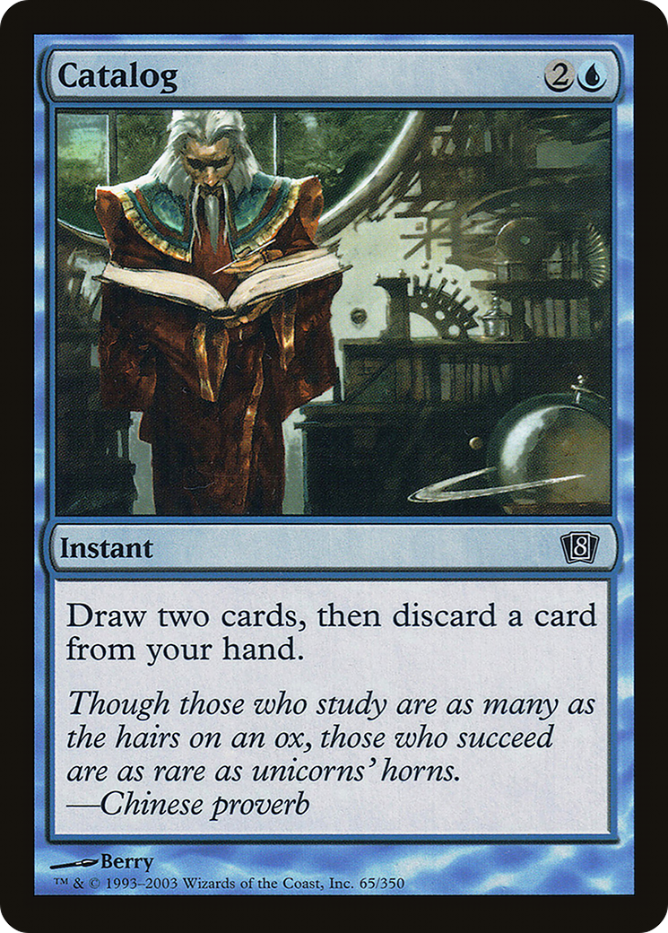 Catalog (8ED-065) [8th Edition] Foil MTG Single Wizards of the Coast