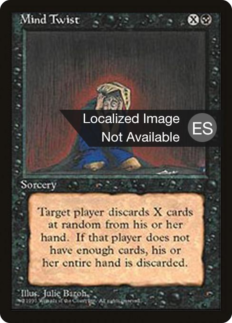 Mind Twist (4BB-147) [Fourth Edition Foreign Black Border] MTG Single Wizards of the Coast