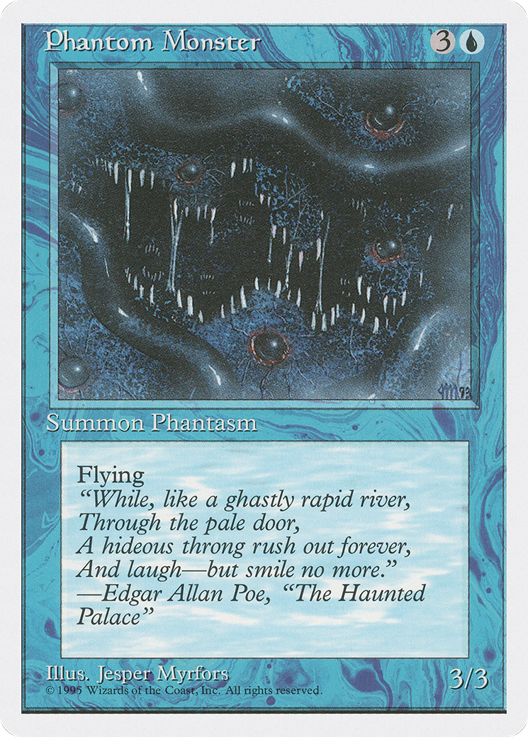 Phantom Monster (4ED-090) [Fourth Edition] MTG Single Wizards of the Coast