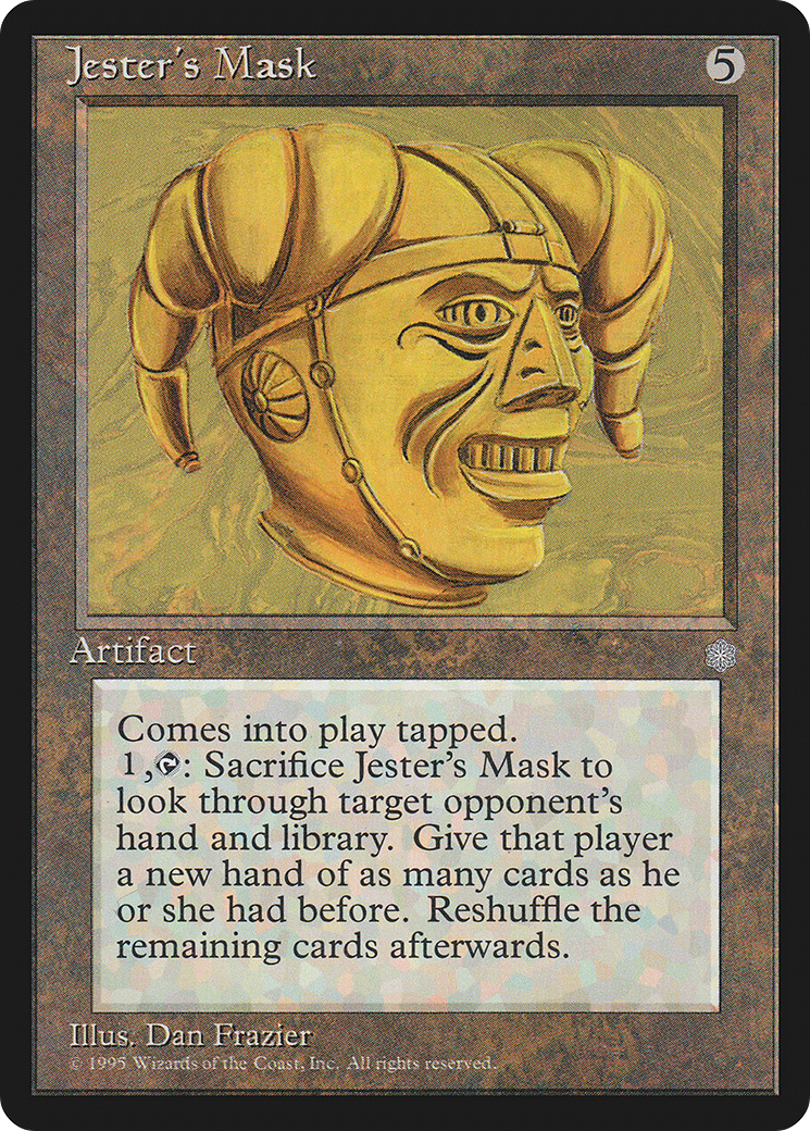 Jester's Mask (ICE-300) [Ice Age] MTG Single Wizards of the Coast
