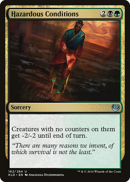 Hazardous Conditions (KLD-182) [Kaladesh] MTG Single Wizards of the Coast