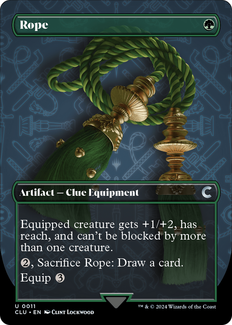 Rope (CLU-011) [Ravnica: Clue Edition] (Borderless) MTG Single Wizards of the Coast
