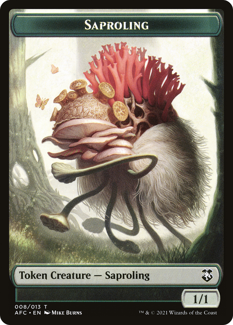 Saproling (TAFC-008) [Tokens] Forgotten Realms Commander Tokens MTG Single Wizards of the Coast