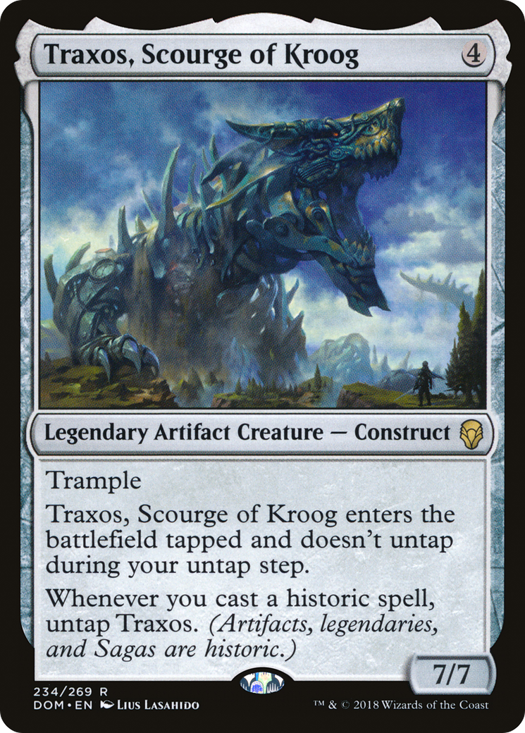 Traxos, Scourge of Kroog (DOM-234) [Dominaria] Foil MTG Single Wizards of the Coast