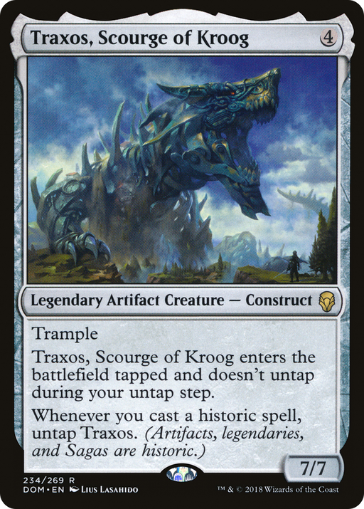 Traxos, Scourge of Kroog (DOM-234) [Dominaria] MTG Single Wizards of the Coast