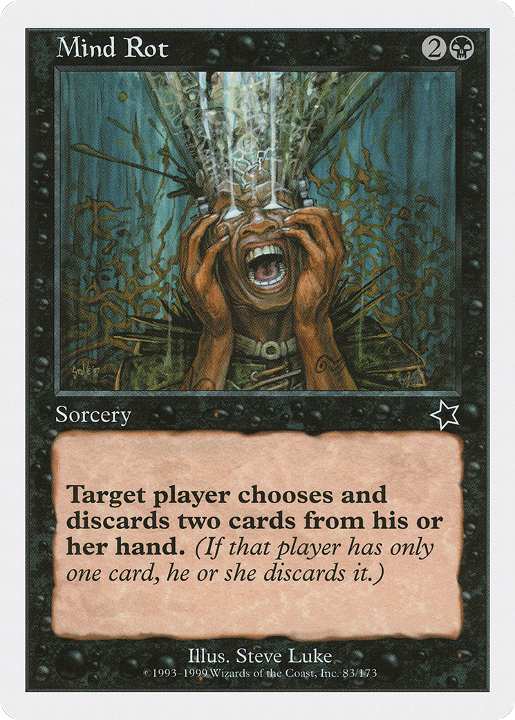 Mind Rot (S99-083) [Misc] Starter 1999 MTG Single Wizards of the Coast