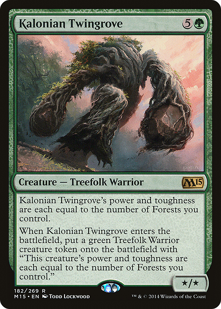 Kalonian Twingrove (M15-182) [Magic 2015] Foil MTG Single Wizards of the Coast