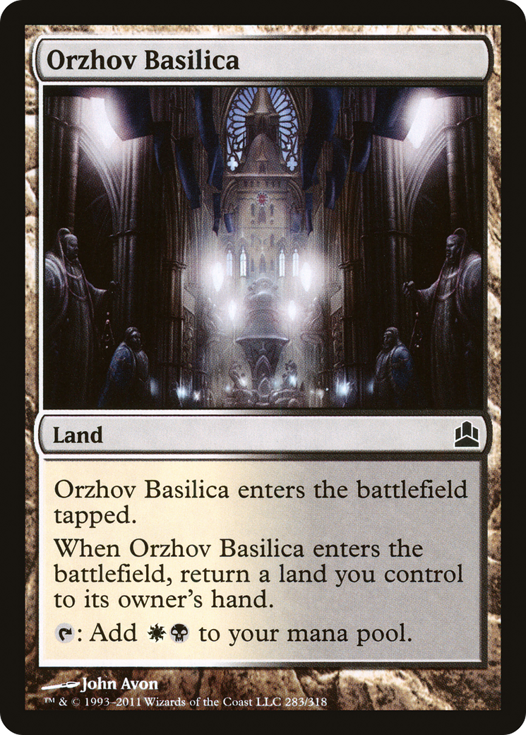 Orzhov Basilica (CMD-283) [Commander 2011] MTG Single Wizards of the Coast