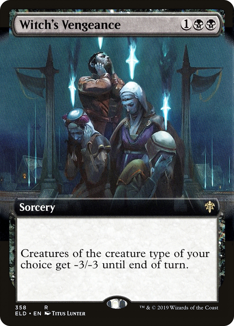 Witch's Vengeance (ELD-358) [Throne of Eldraine] (Extended Art) MTG Single Wizards of the Coast