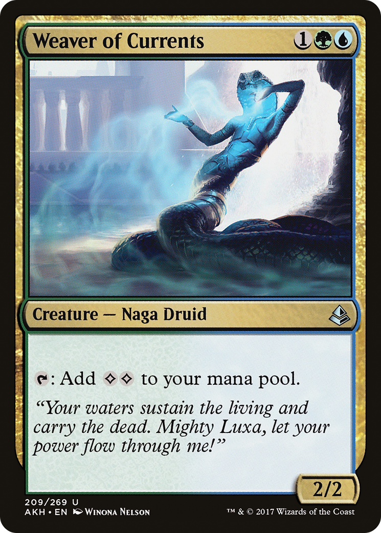 Weaver of Currents (AKH-209) [Amonkhet] Foil MTG Single Wizards of the Coast