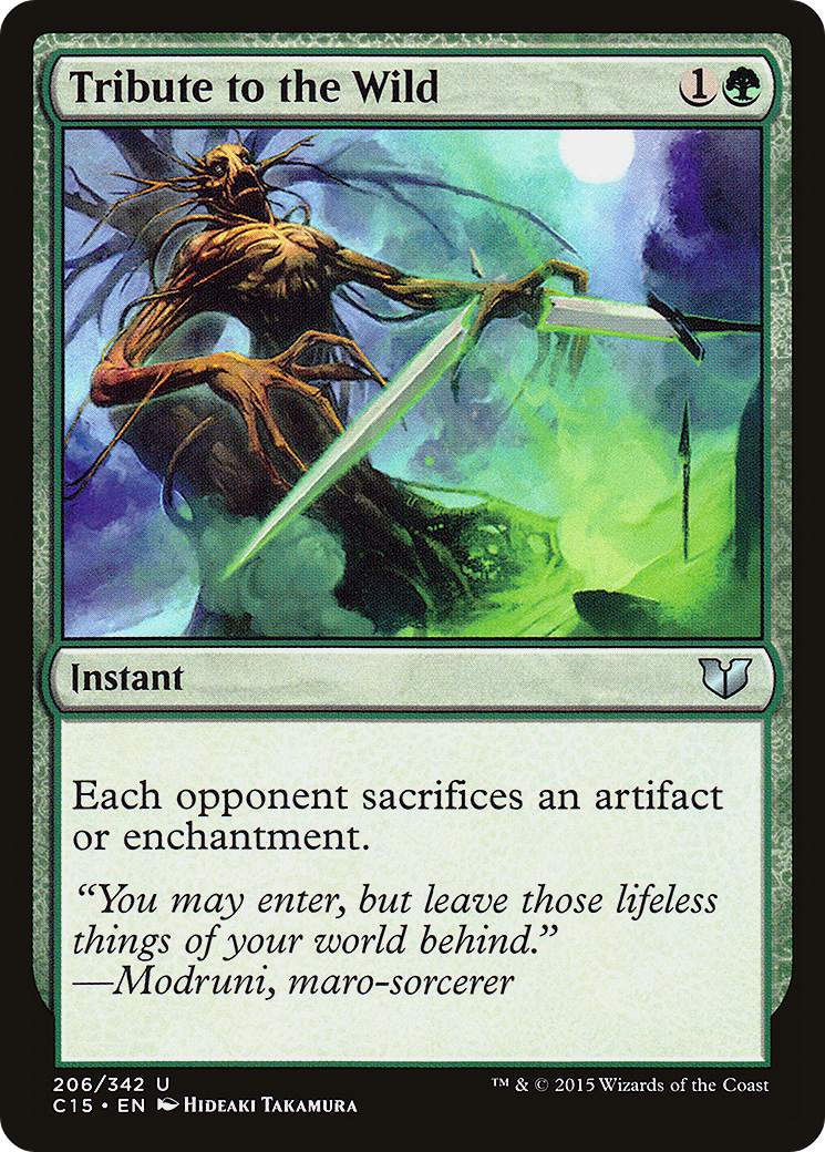 Tribute to the Wild (C15-206) [Commander 2015] MTG Single Wizards of the Coast