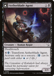 Aetherblade Agent // Gitaxian Mindstinger (MOM-088) [March of the Machine] MTG Single Wizards of the Coast