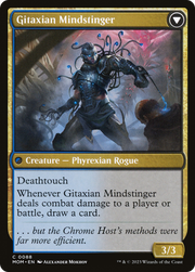 Aetherblade Agent // Gitaxian Mindstinger (MOM-088) [March of the Machine] Foil MTG Single Wizards of the Coast