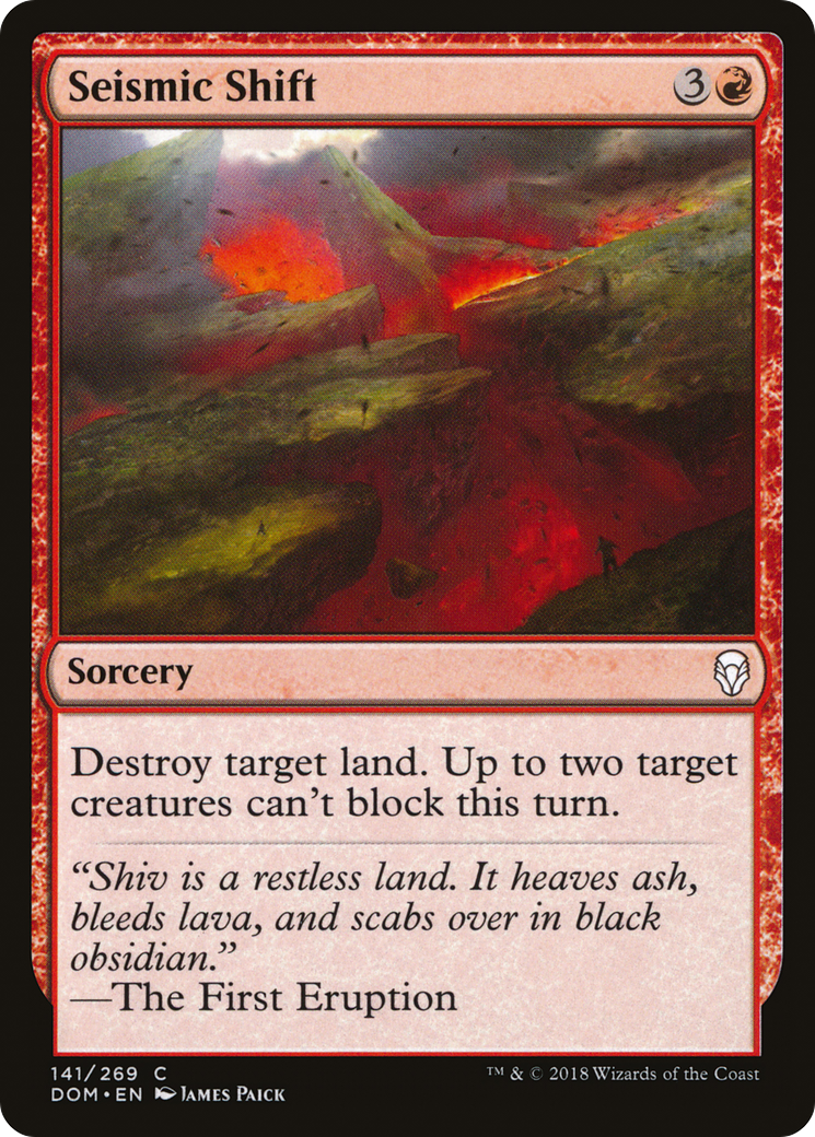 Seismic Shift (DOM-141) [Dominaria] MTG Single Wizards of the Coast