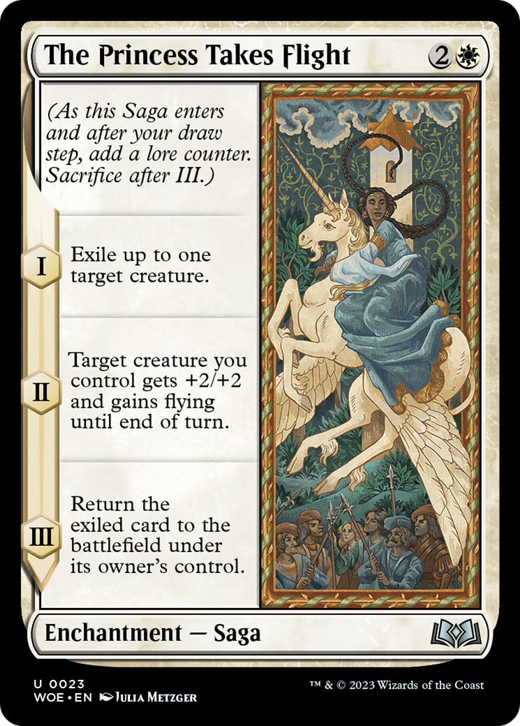 The Princess Takes Flight (WOE-023) [Wilds of Eldraine] MTG Single Wizards of the Coast