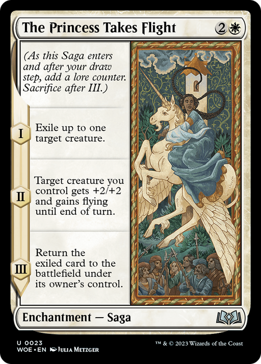 The Princess Takes Flight (WOE-023) [Wilds of Eldraine] MTG Single Wizards of the Coast