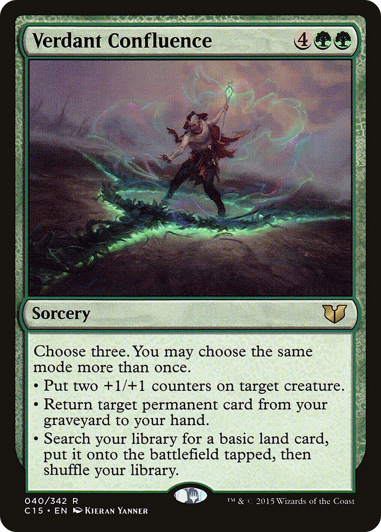 Verdant Confluence (C15-040) [Commander 2015] MTG Single Wizards of the Coast