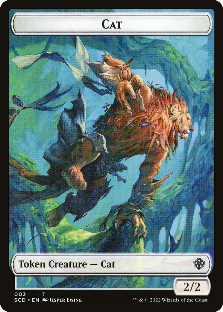 Cat (TSCD-003) [Tokens] Starter Commander Deck Tokens MTG Single Wizards of the Coast