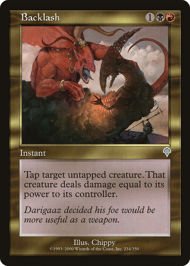 Backlash (INV-234) [Invasion] Foil MTG Single Wizards of the Coast