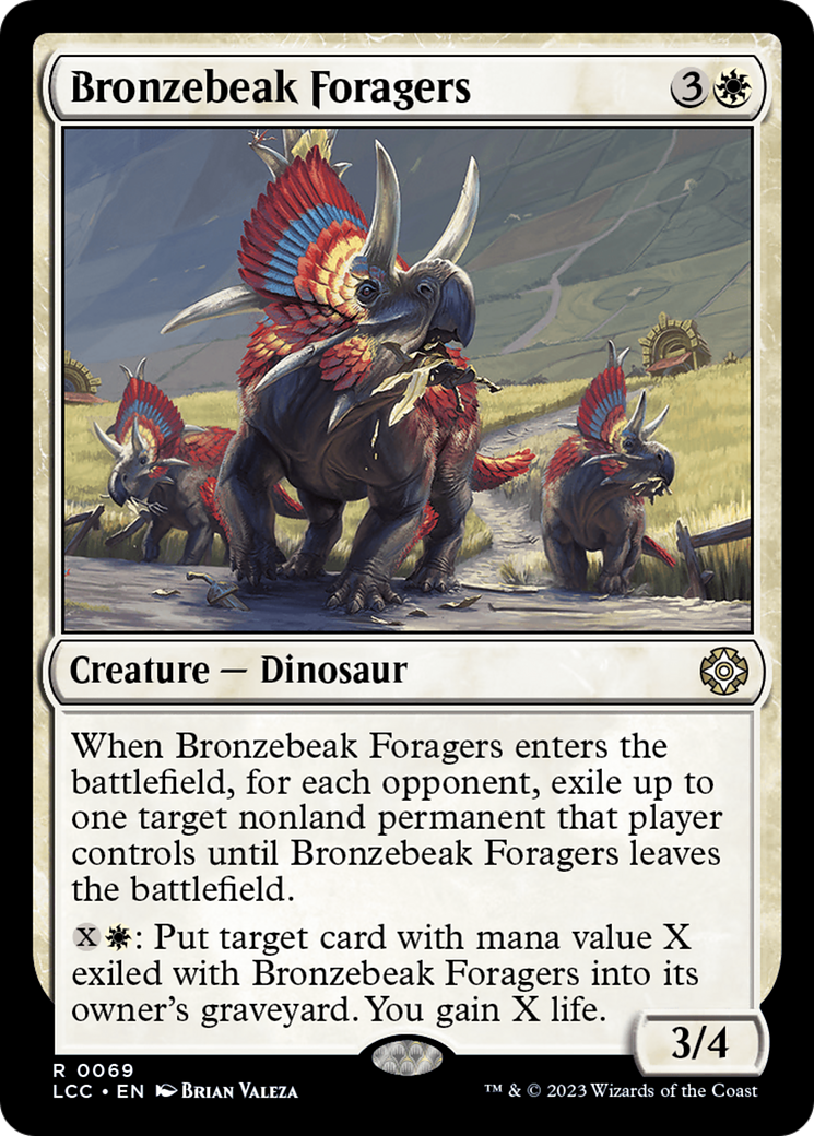 Bronzebeak Foragers (LCC-069) [The Lost Caverns of Ixalan Commander] MTG Single Wizards of the Coast
