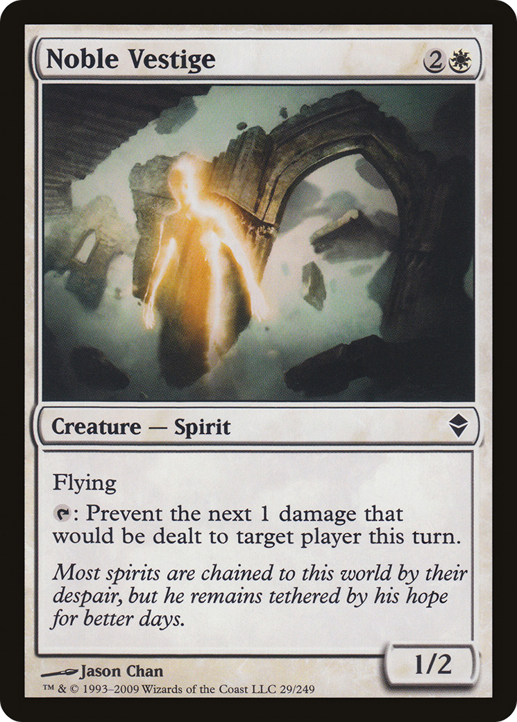 Noble Vestige (ZEN-029) [Zendikar] Foil MTG Single Wizards of the Coast