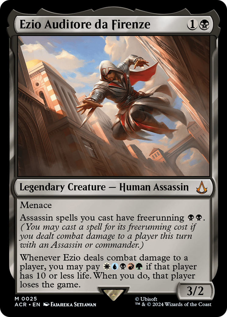 Ezio Auditore da Firenze (ACR-025) [Assassin's Creed] Foil MTG Single Wizards of the Coast